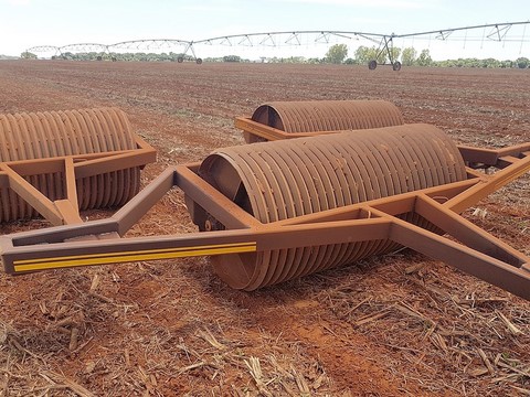 rolo destorrador estriado